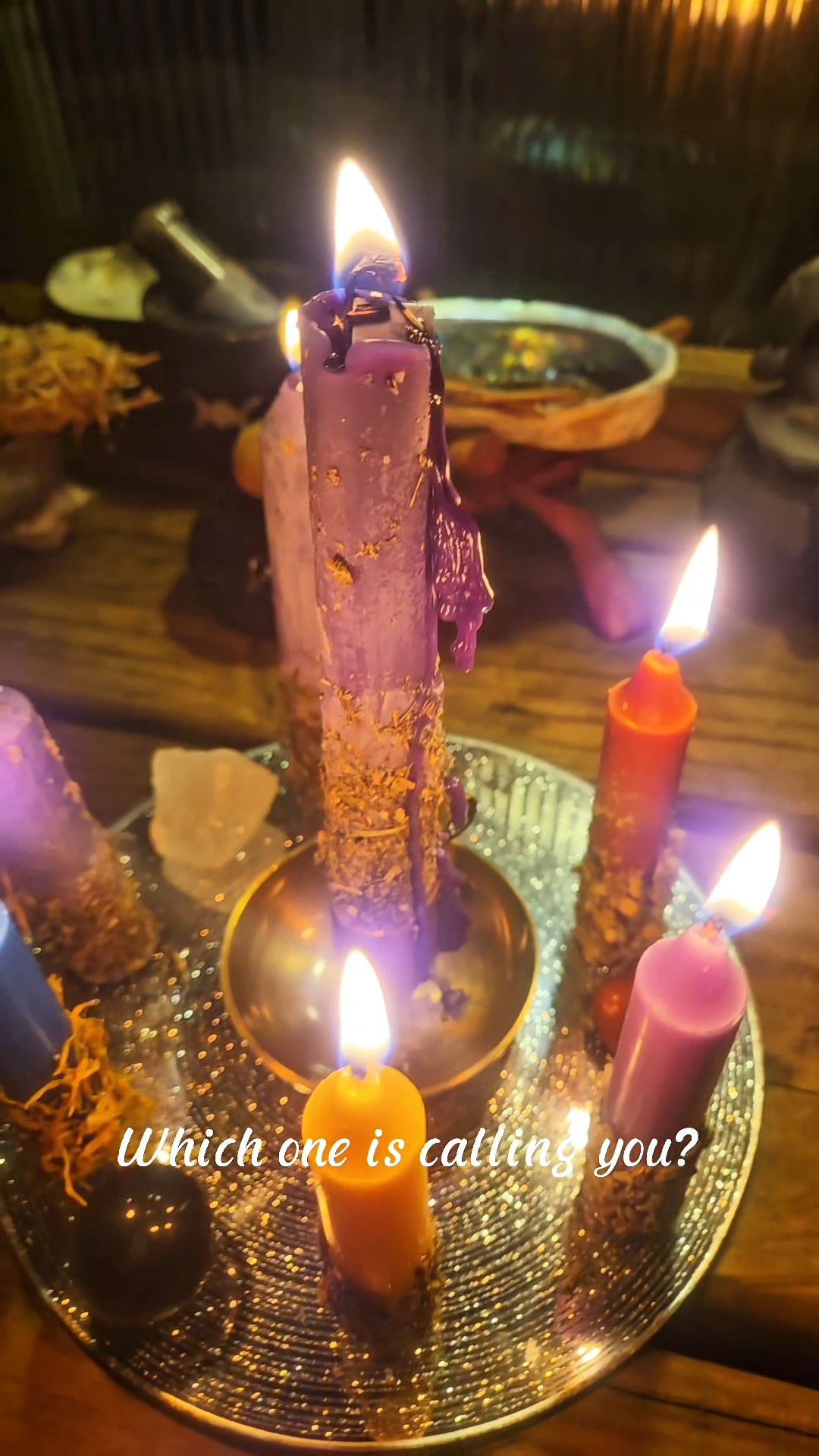 The Witch’s Flame Hand-Poured Ritual Candle-🔥 Fire Spirit 🔥