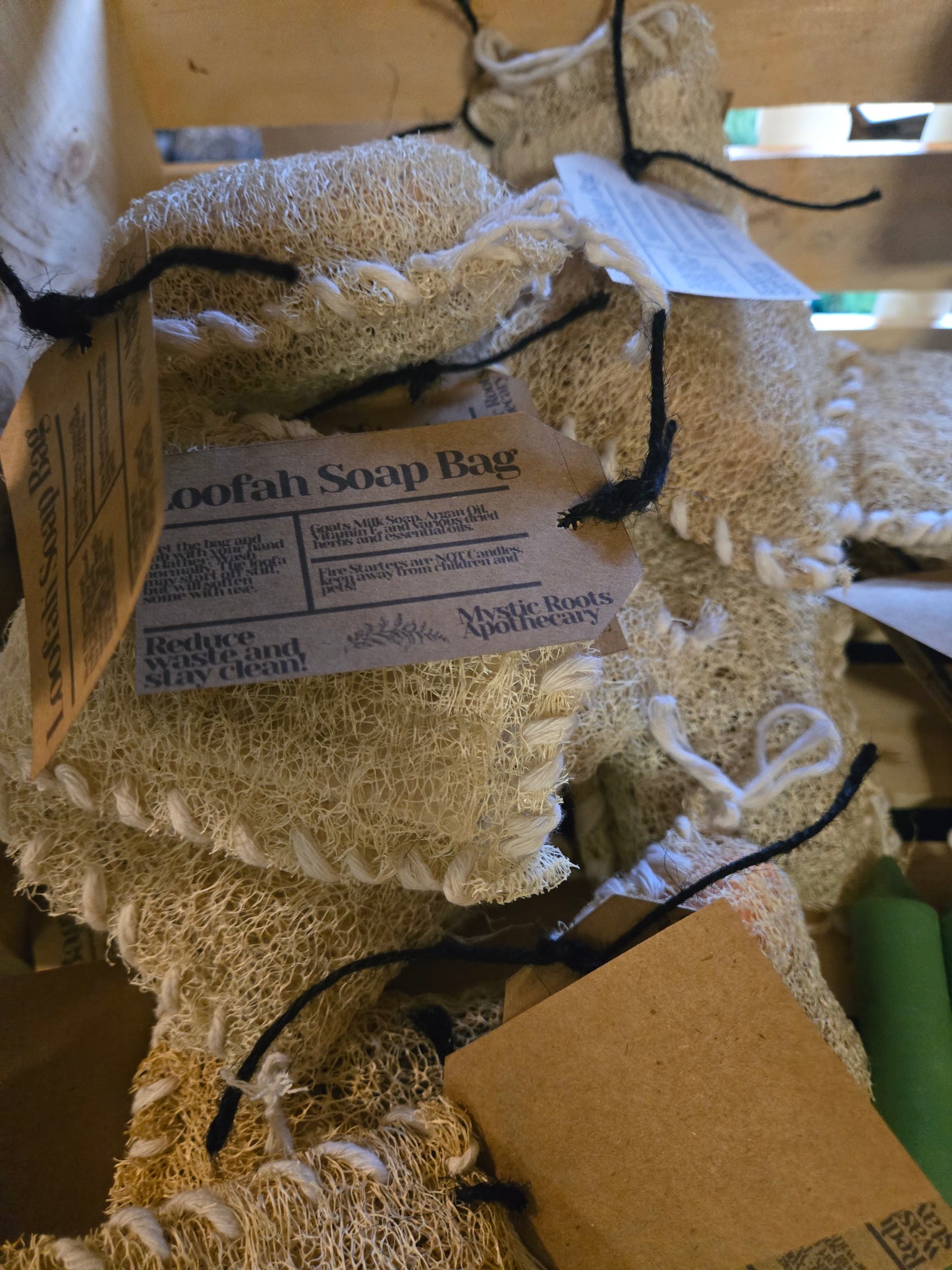 Handcrafted Luffa Soap Bags