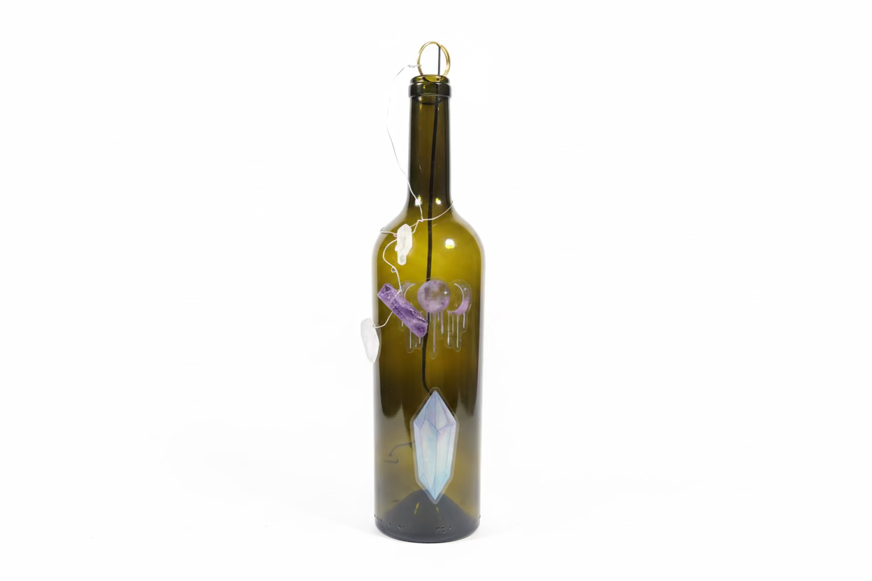 Reclaimed Bottle Incense Burner