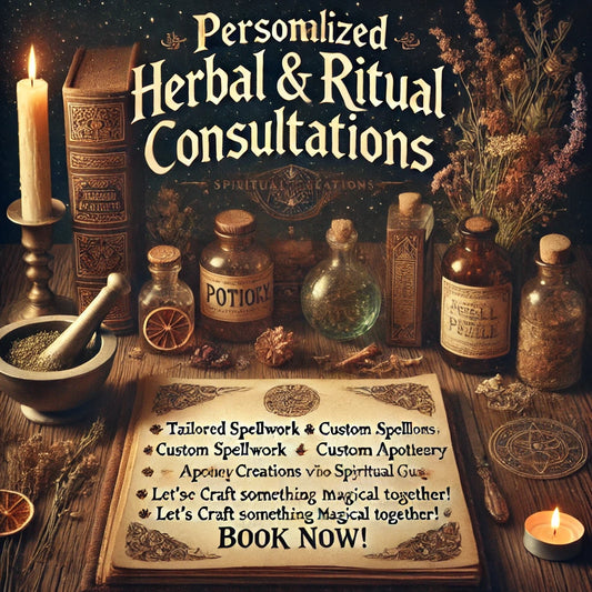 🌿 Personalized Herbal & Ritual Consultations – Custom Spellwork & Apothecary Creations